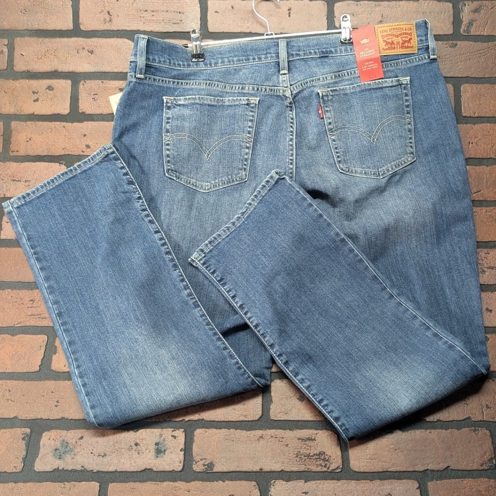 NWT Levi's 414 Relaxed Fit Straight Leg Mid Rise Jeans Women's Size 33x30 - Picture 12 of 16